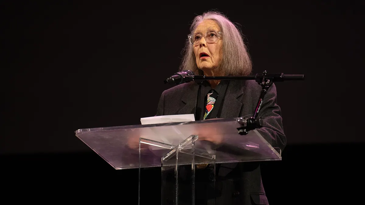 Foto de arquivo de Anne Carson