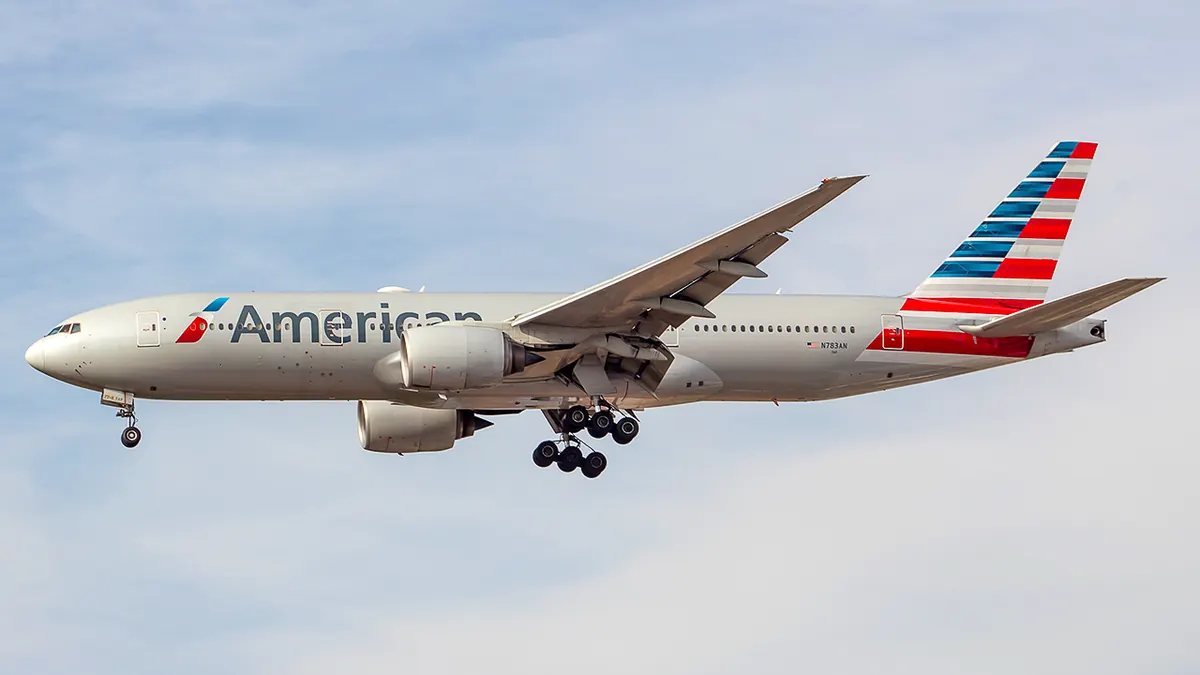 American Airlines em imagem de arquivo