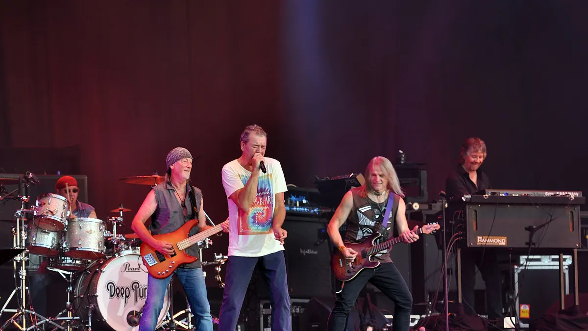 Deep Purple em imagem de arquivo