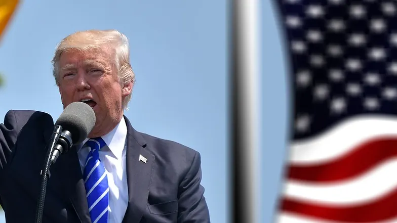 Imagem ilustrativa: Donald Trump em pronunciamento ou imagem ilustrativa da Casa Branca