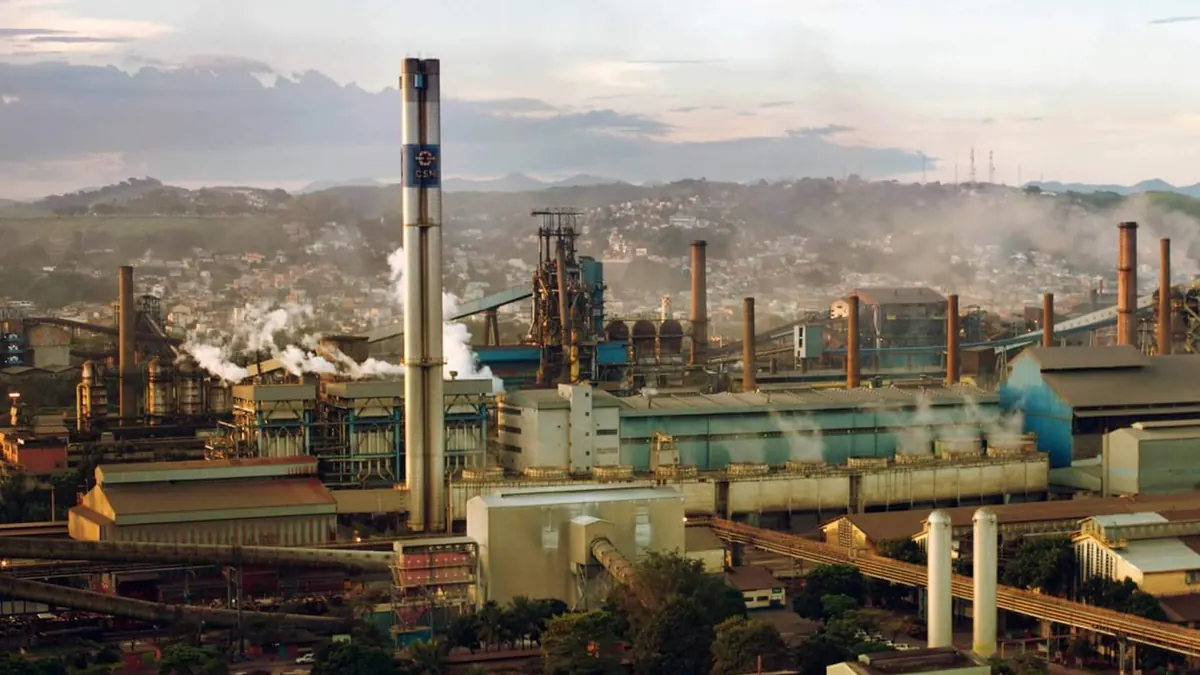 Companhia Siderúrgica Nacional (CSN) em imagem de arquivo