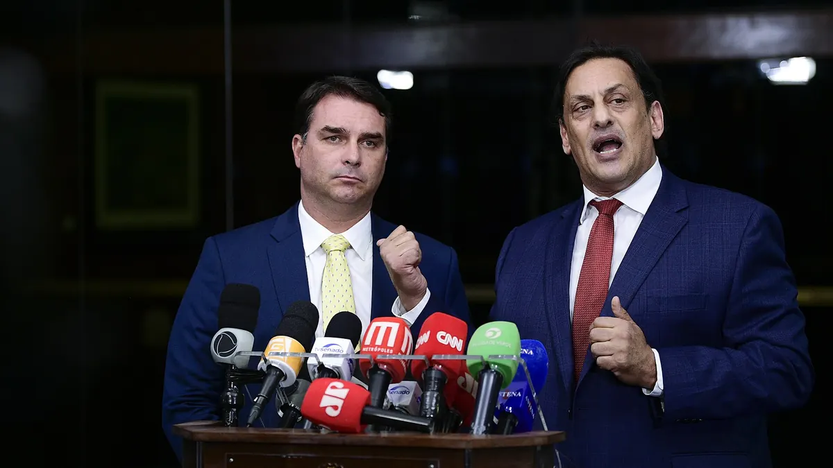 Foto de arquivo de Flávio Bolsonaro