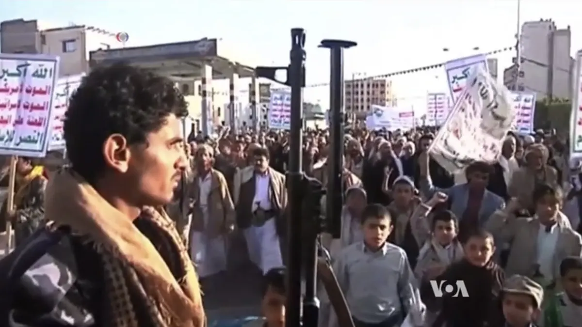 Houthis em imagem de arquivo