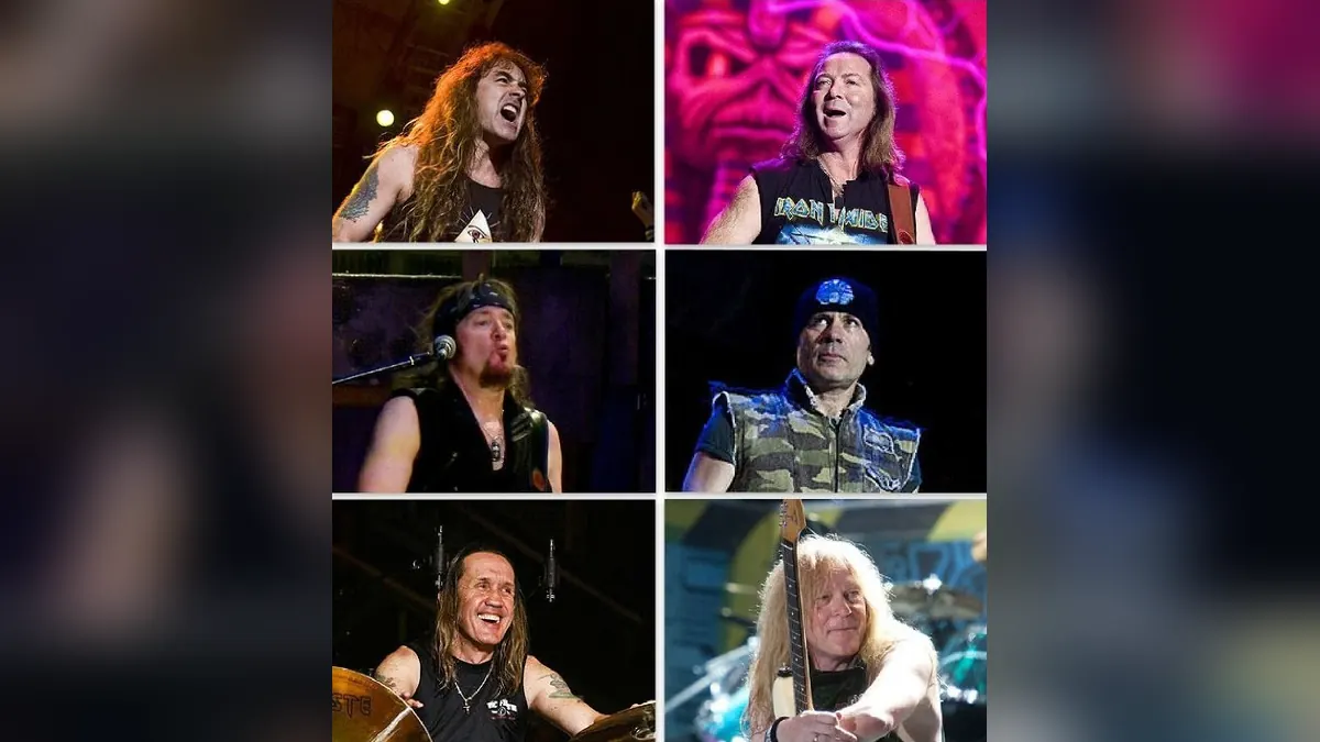 Iron Maiden em imagem de arquivo