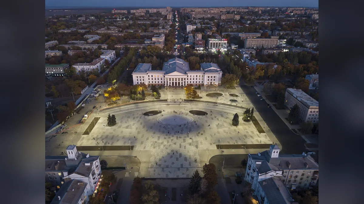 Kramatorsk em imagem de arquivo