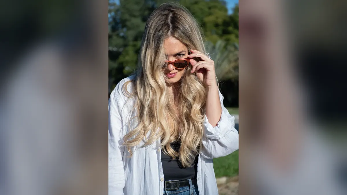Foto de arquivo de Lua Blanco