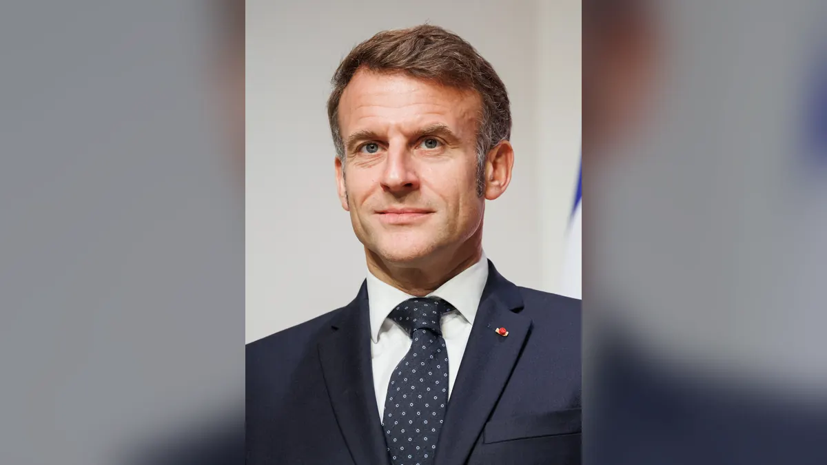 Foto de arquivo de Emmanuel Macron