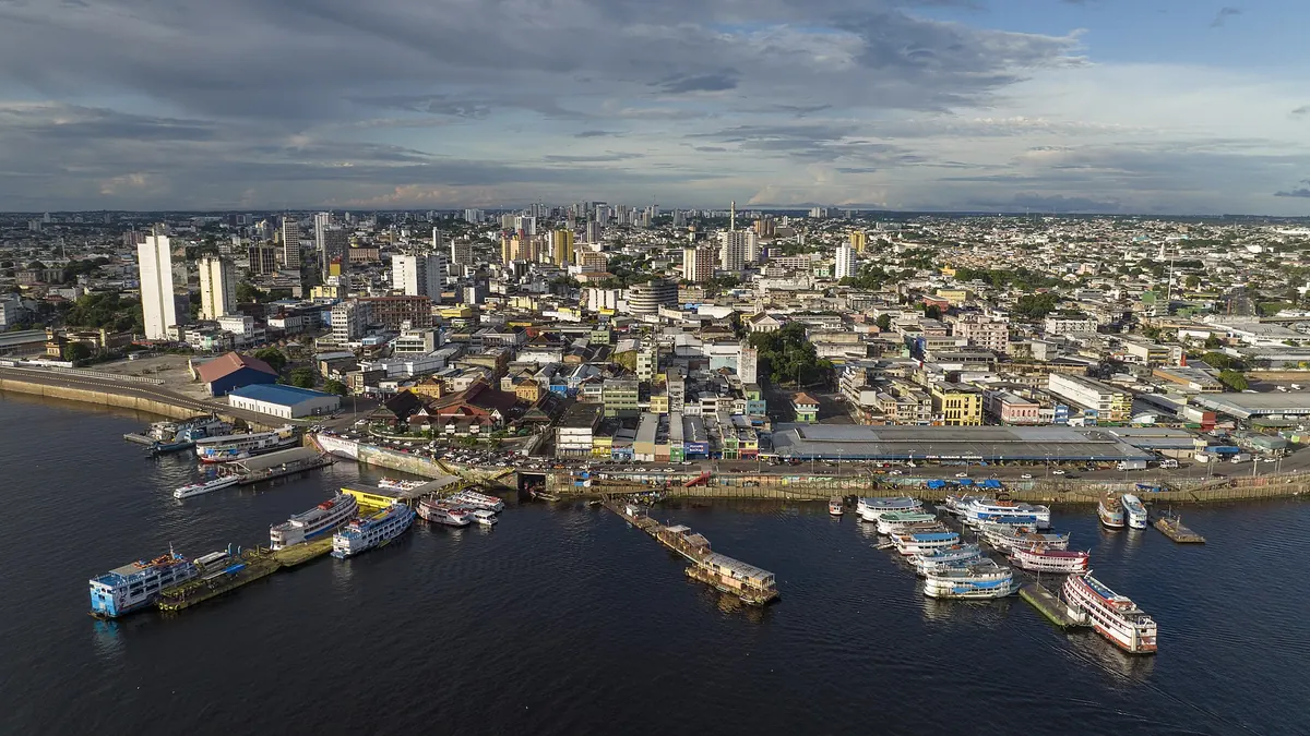 Manaus em imagem de arquivo