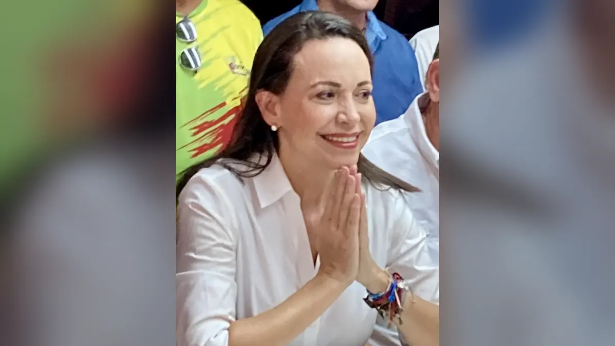 Foto de arquivo de María Corina Machado