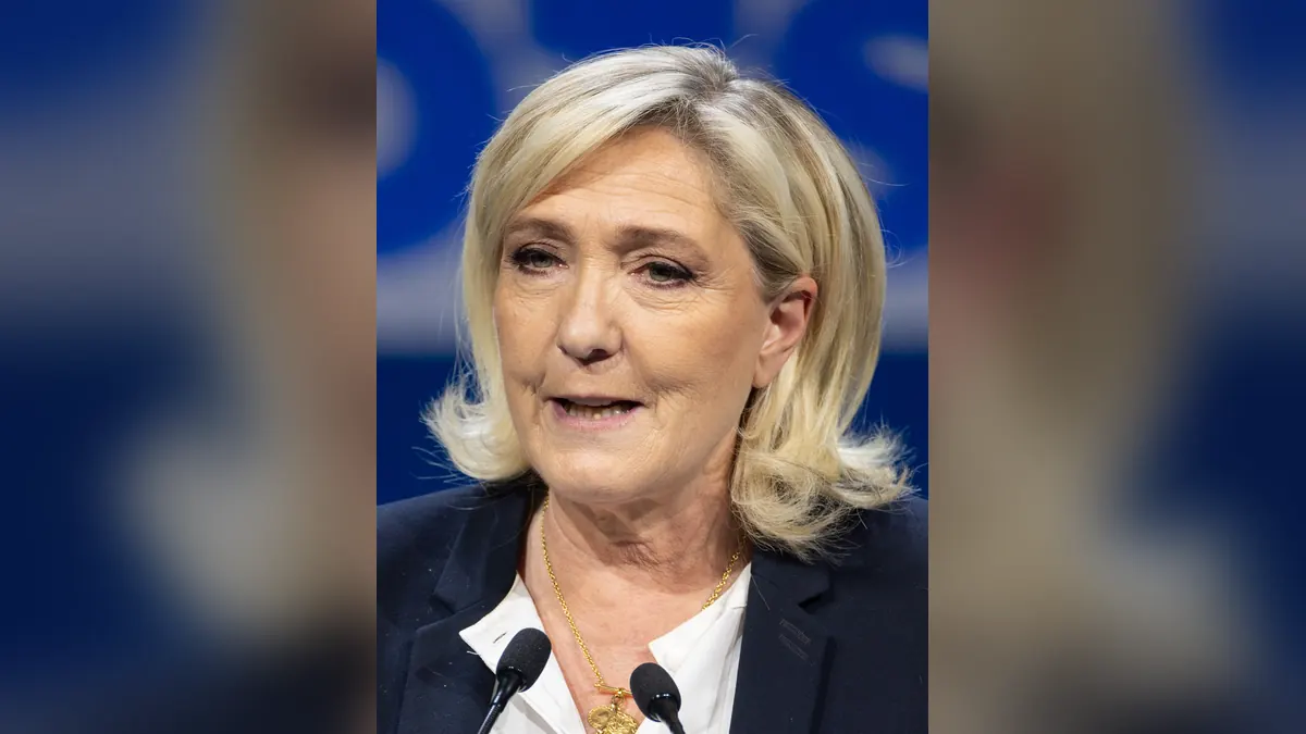 Foto de arquivo de Marine Le Pen