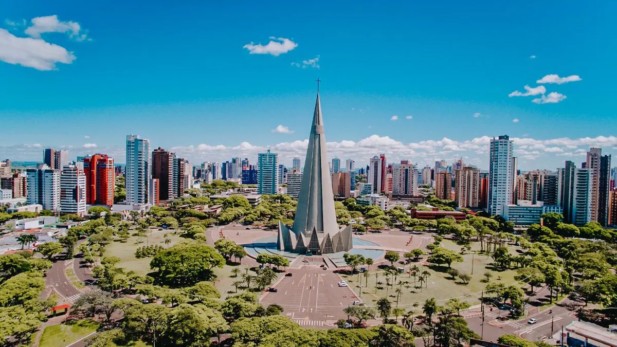 Maringá em imagem de arquivo