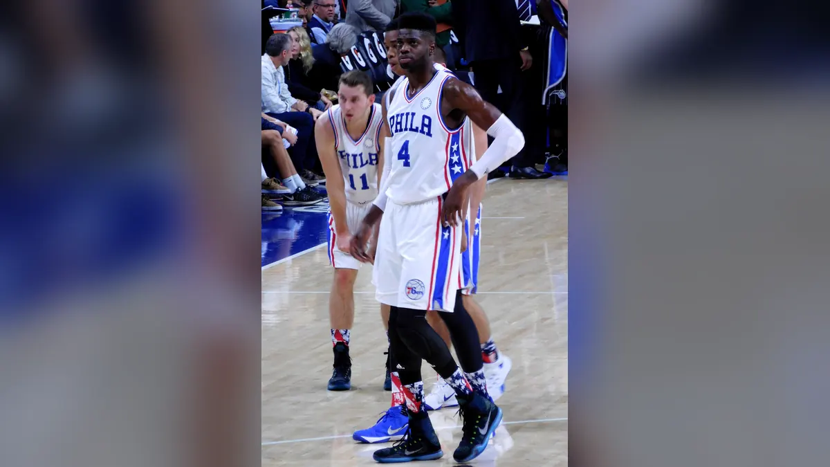 Philadelphia 76ers em imagem de arquivo