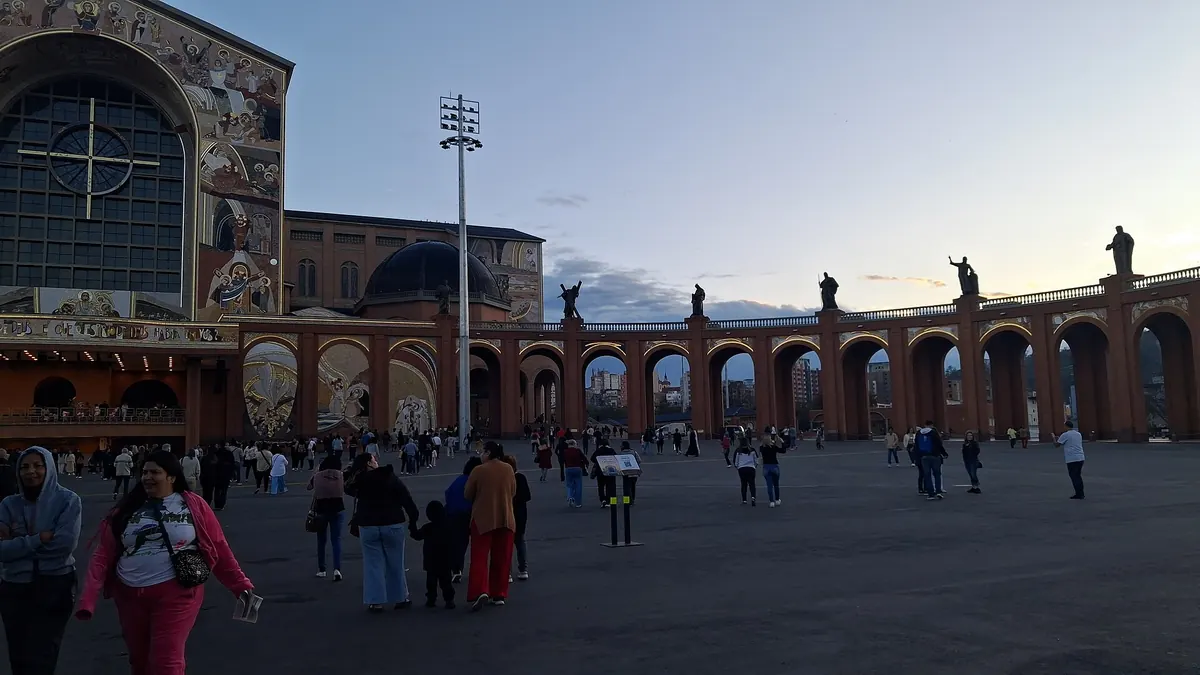 Santuário Nacional de Nossa Senhora Aparecida em imagem de arquivo