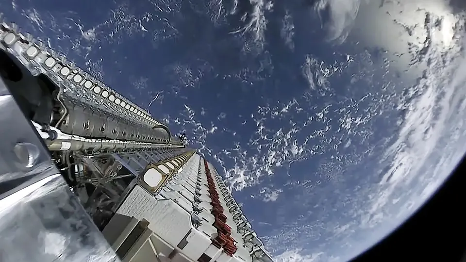 Starlink em imagem de arquivo