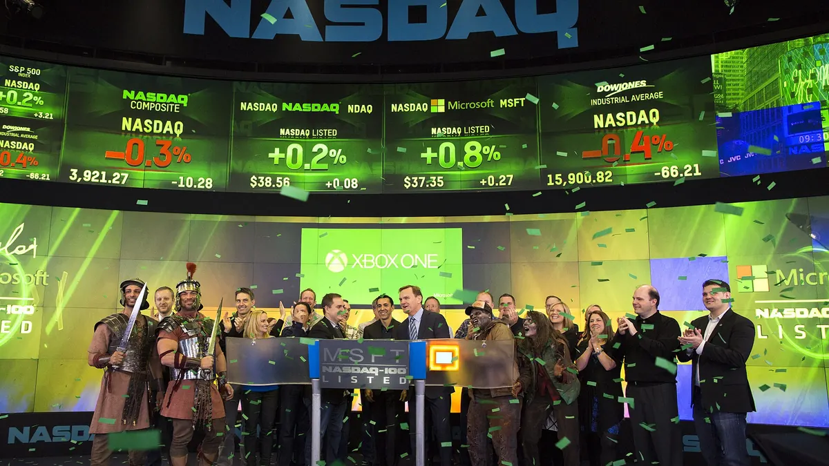Nasdaq em imagem de arquivo
