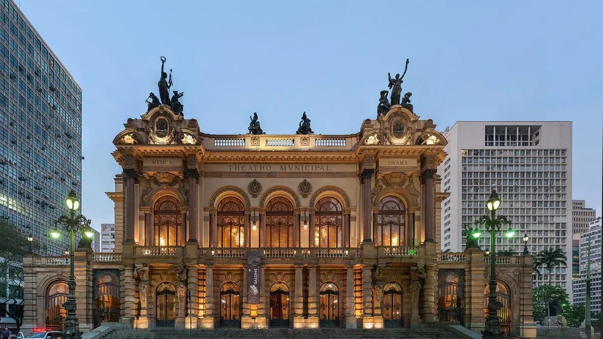 Theatro Municipal de São Paulo em imagem de arquivo