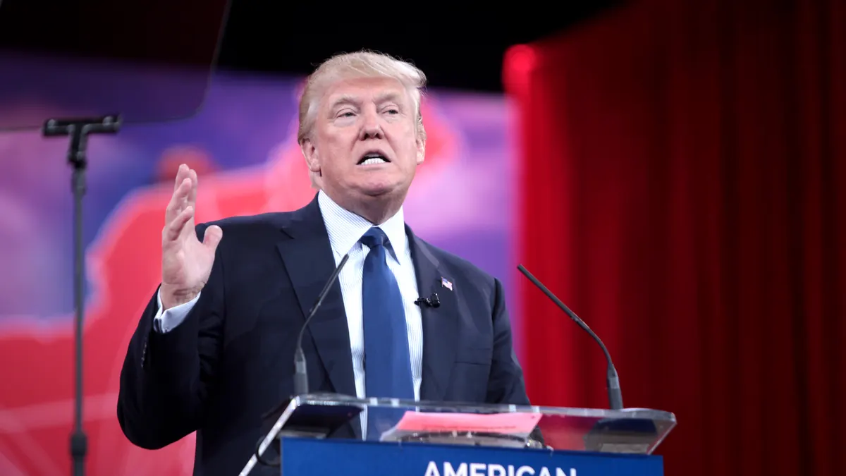 Foto de arquivo de Donald Trump