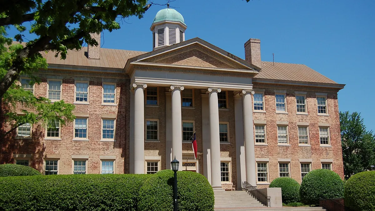 Universidade da Carolina do Norte em Chapel Hill em imagem de arquivo