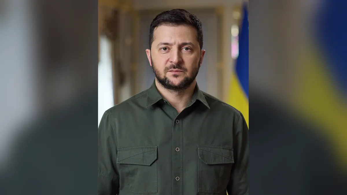 Foto de arquivo de Volodymyr Zelensky